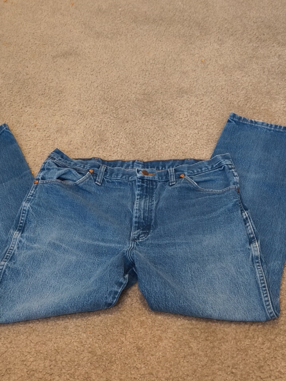 Wrangler Women's Blue Boot Cut Jeans 36x32 D16